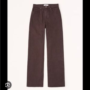 NWT Abercrombie 90’s Relaxed Jeans Curve Love